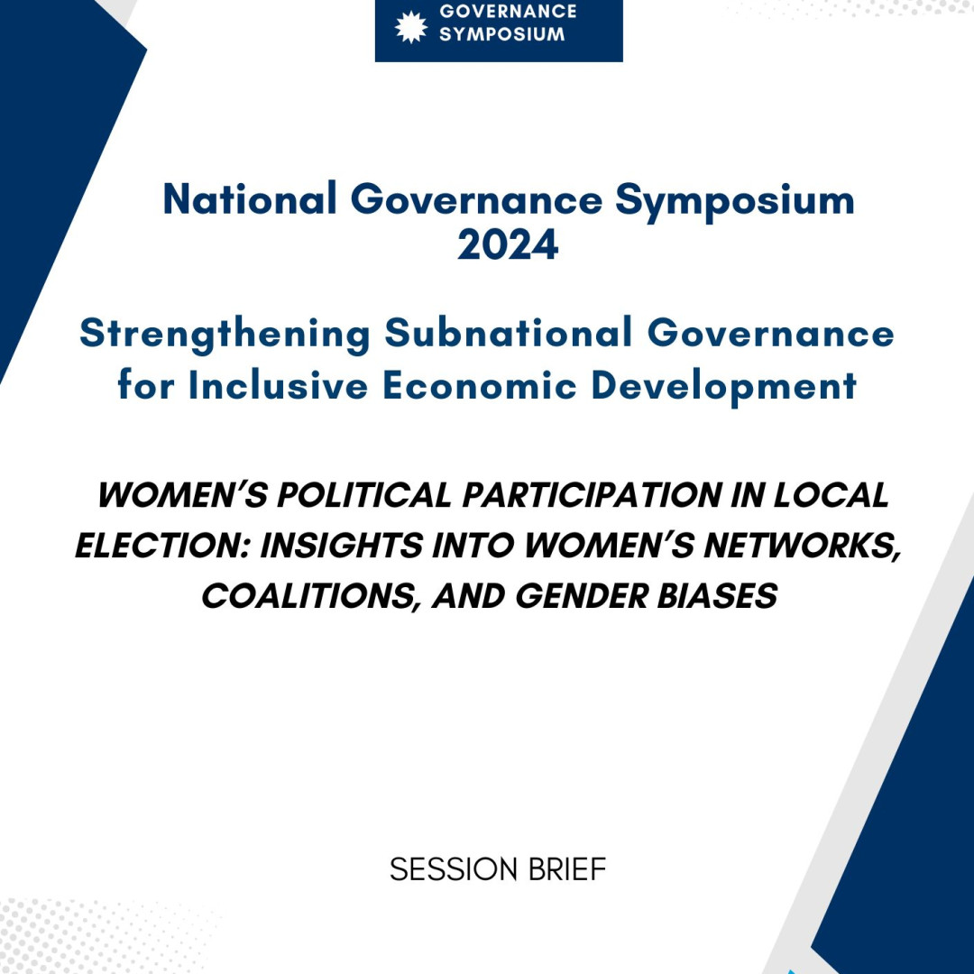 WOMEN’S POLITICAL PARTICIPATION IN LOCAL ELECTION: INSIGHTS INTO WOMEN’S NETWORKS, COALITIONS, AND GENDER BIASES