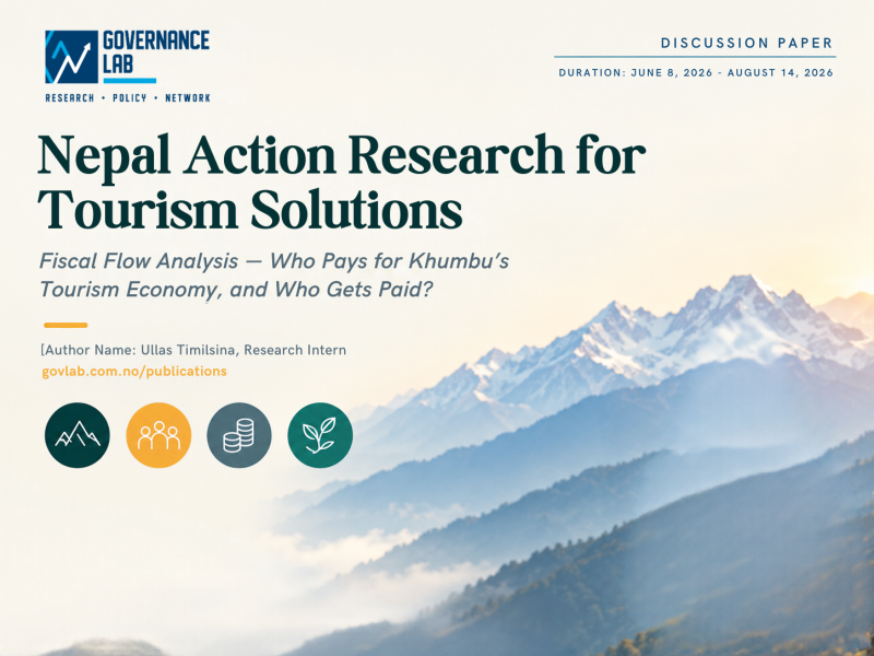  Nepal Action Research for Tourism Solutions  Discussion Paper  Fiscal Flow Analysis — Who Pays for Khumbu's Tourism Economy, and Who Gets Paid?