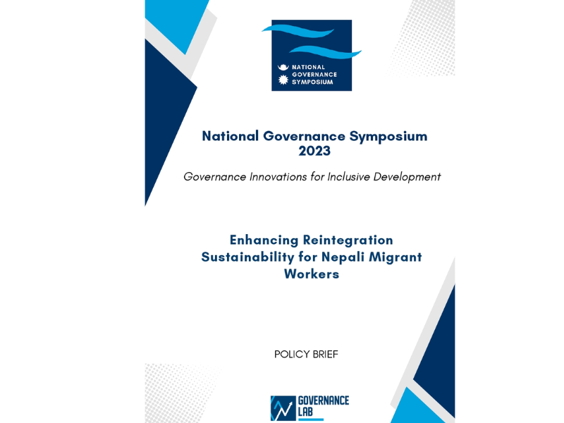 Enhancing Reintegration Sustainability for Nepali Migrant Workers
