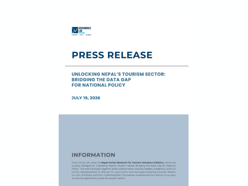  Press Release: Unlocking Nepal’s Tourism Sector:  Bridging the Data Gap for National Policy