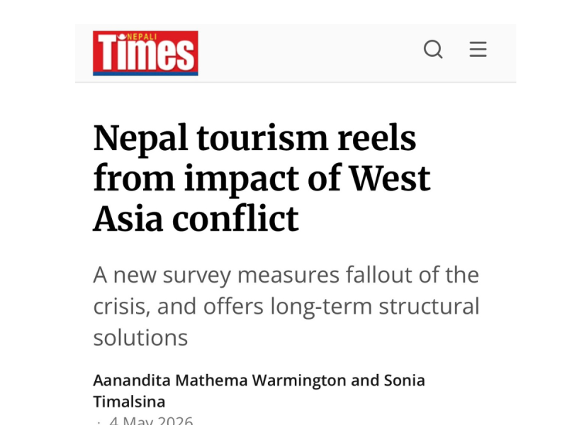  Nepal tourism reels from impact of West Asia conflict